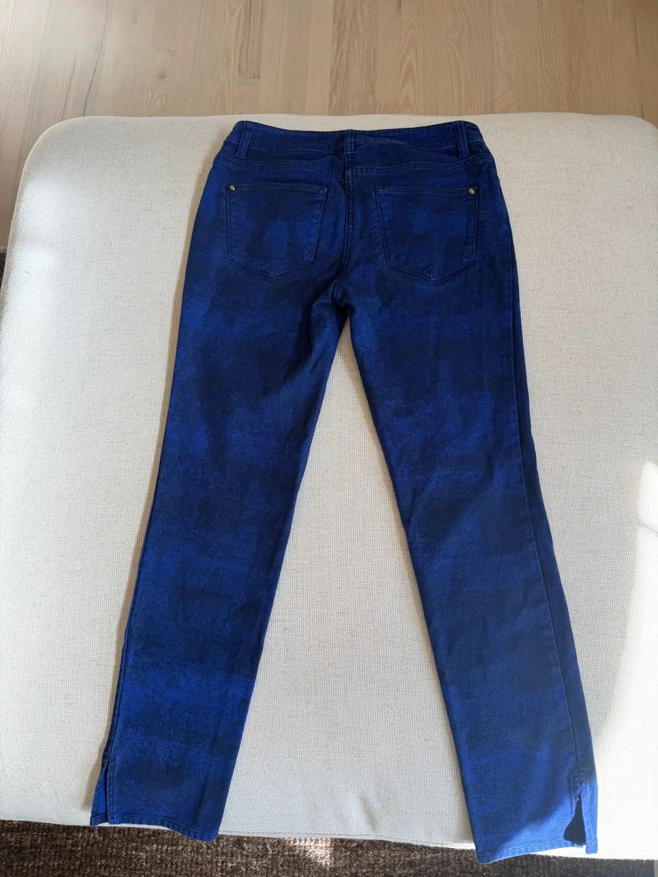 Chanel Cobalt and Black Mottled Jeans, Fall/Winter 2014, photo 8 of 10