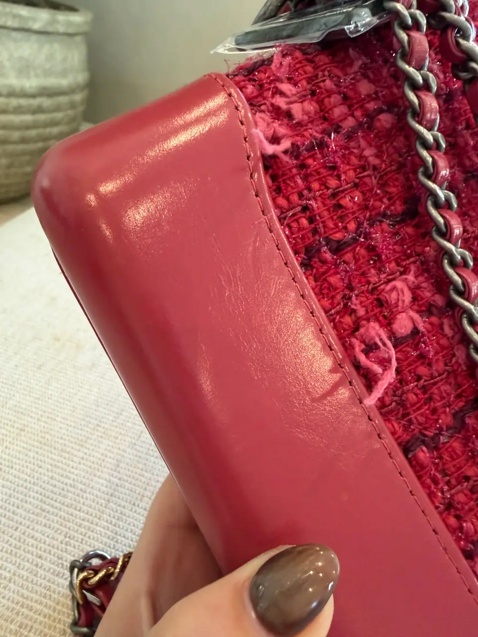 Chanel Small Gabrielle Hobo in Pink Tweed, photo 15 of 16