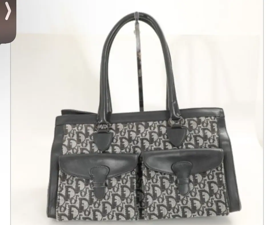 Dior Vintage Trotter Double Saddle Pocket Tote, photo 11 of 11