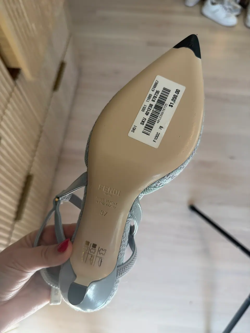 Fendi Colibrì Lite FF Slingback Pumps, New with Tags, photo 4 of 10