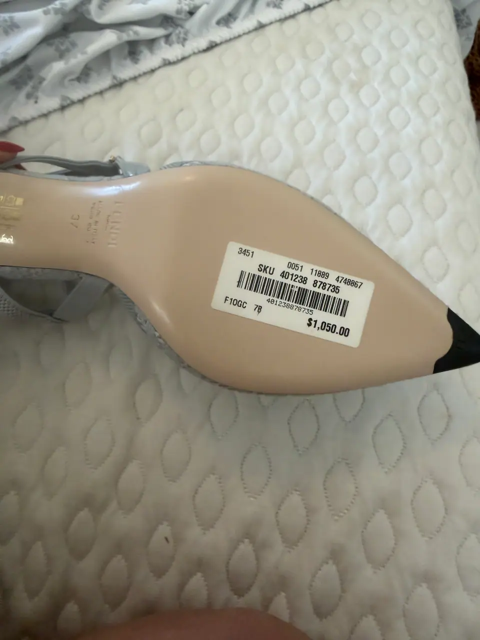 Fendi Colibrì Lite FF Slingback Pumps, New with Tags, photo 5 of 10