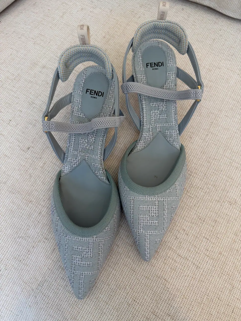 Fendi Colibrì Lite FF Slingback Pumps, New with Tags, photo 6 of 10