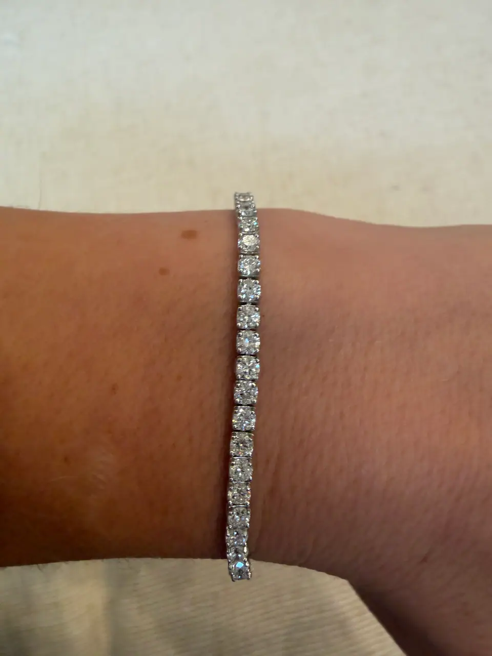Fine Jewelry 5 ct Lab-Grown Diamond Tennis Bracelet, photo 3 of 7