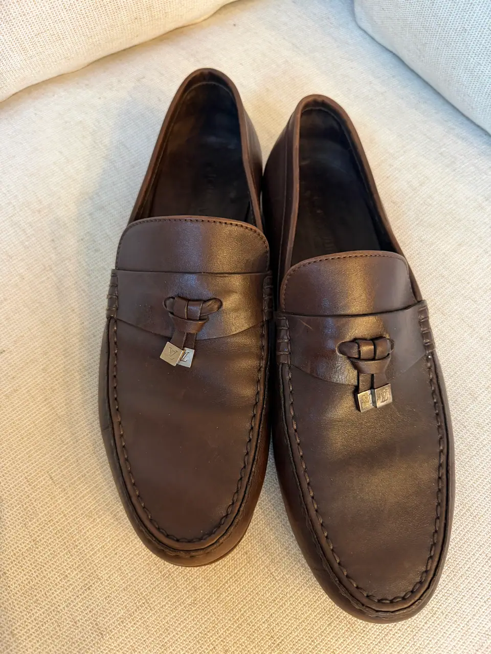 Louis Vuitton Men's Brown Leather Loafers, photo 4 of 9