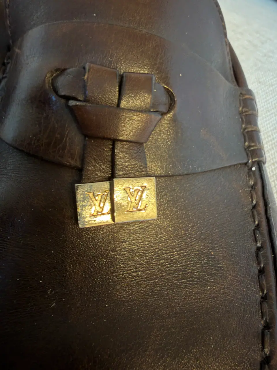 Louis Vuitton Men's Brown Leather Loafers, photo 6 of 9