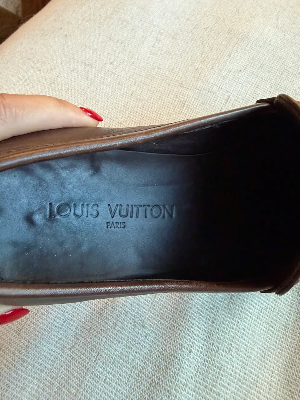 Louis Vuitton Men's Brown Leather Loafers, photo 7 of 9