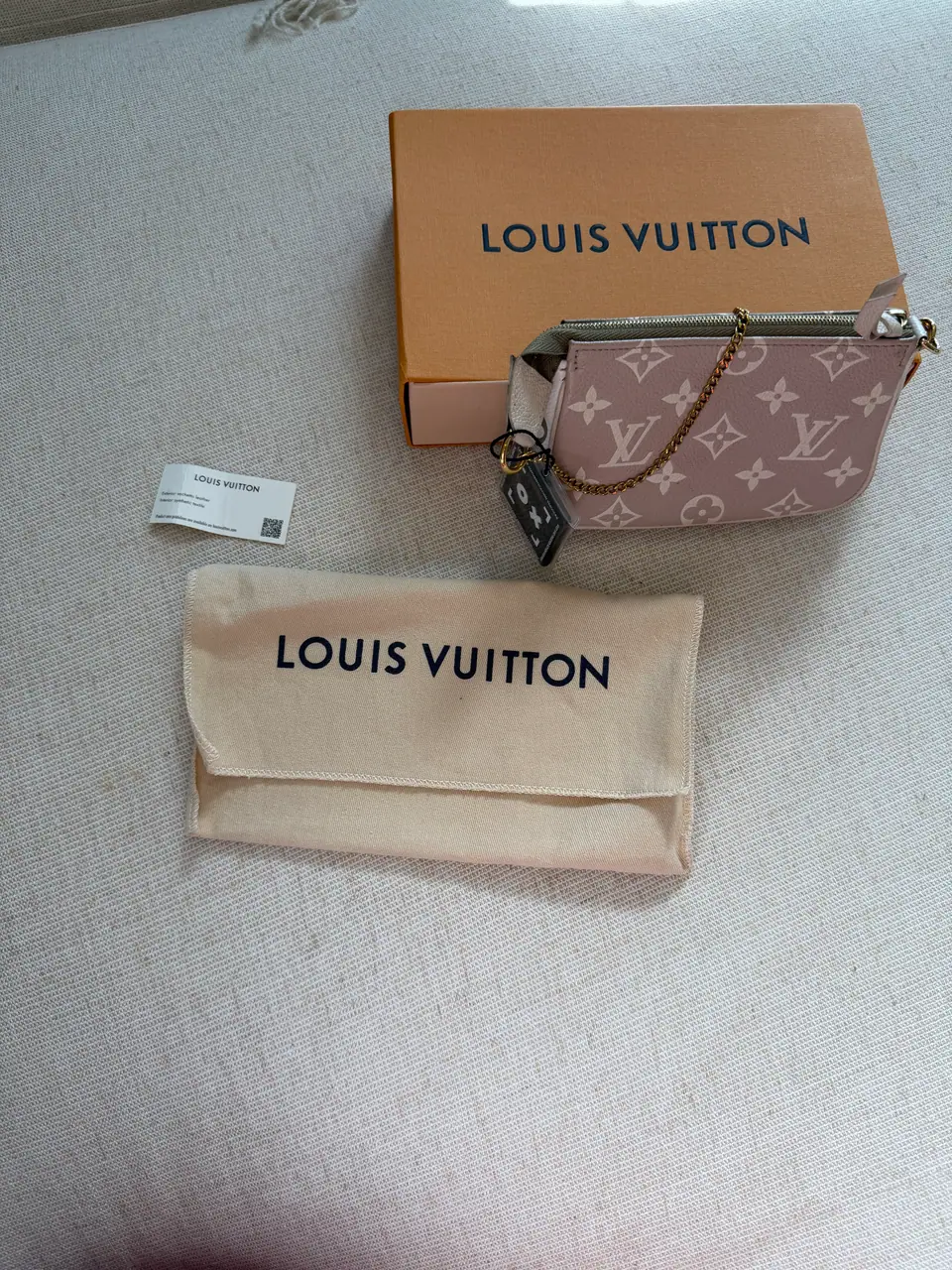 Louis Vuitton Mini Pochette Accessoires, Bicolor Monogram Empreinte, photo 5 of 14
