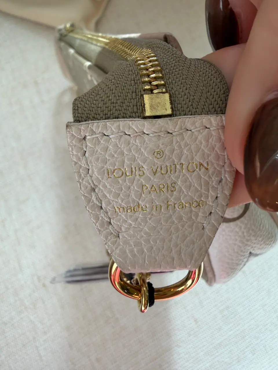 Louis Vuitton Mini Pochette Accessoires, Bicolor Monogram Empreinte, photo 7 of 14