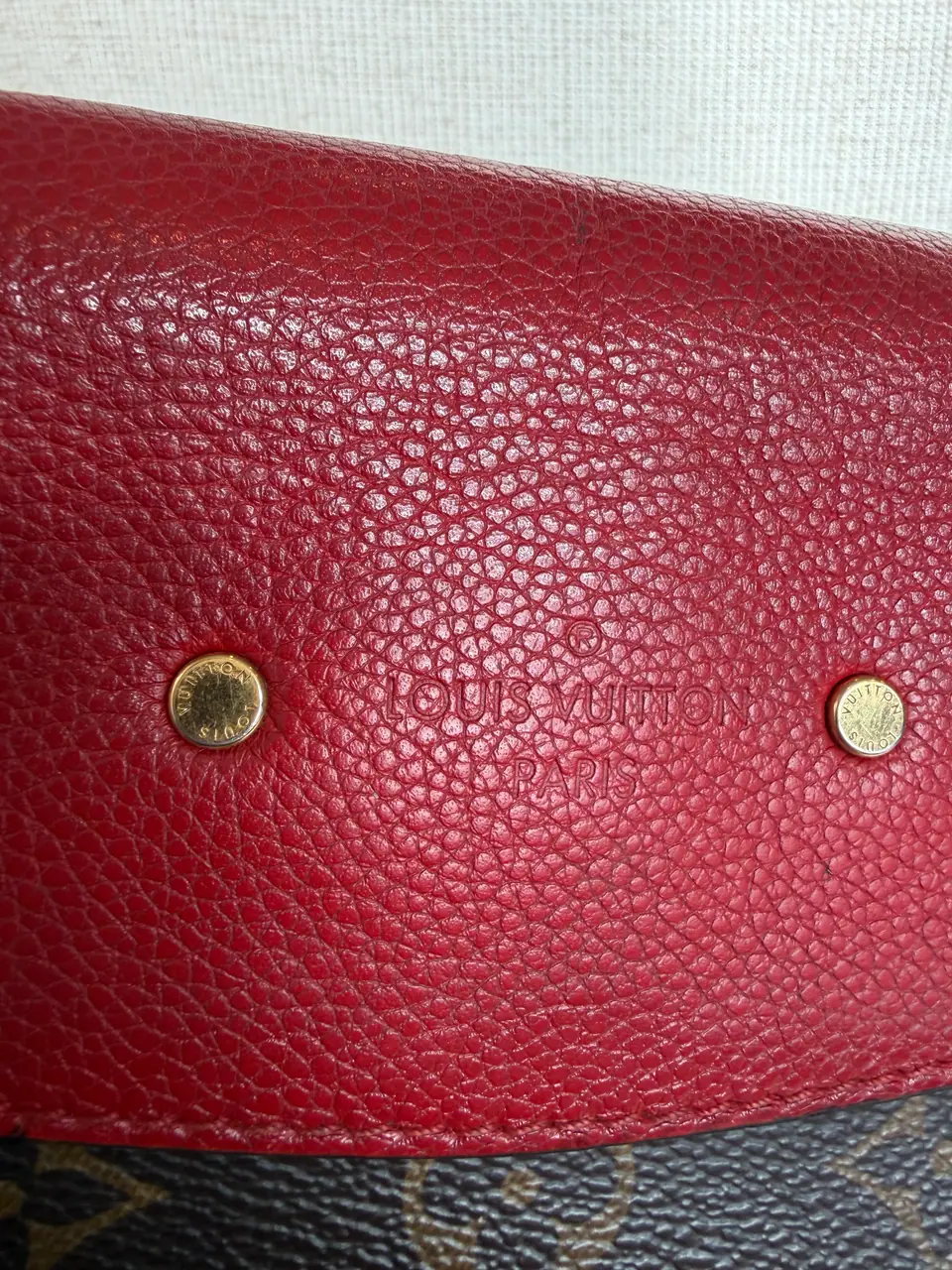 Louis Vuitton Saint Placide Chain Shoulder Bag, Monogram and Cherry Red, photo 6 of 15