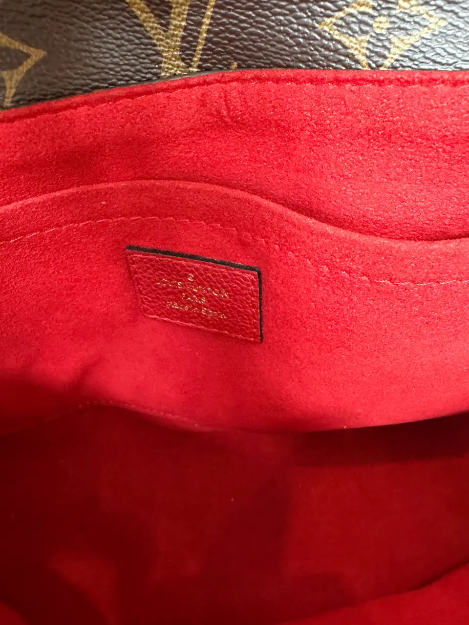 Louis Vuitton Saint Placide Chain Shoulder Bag, Monogram and Cherry Red, photo 9 of 15