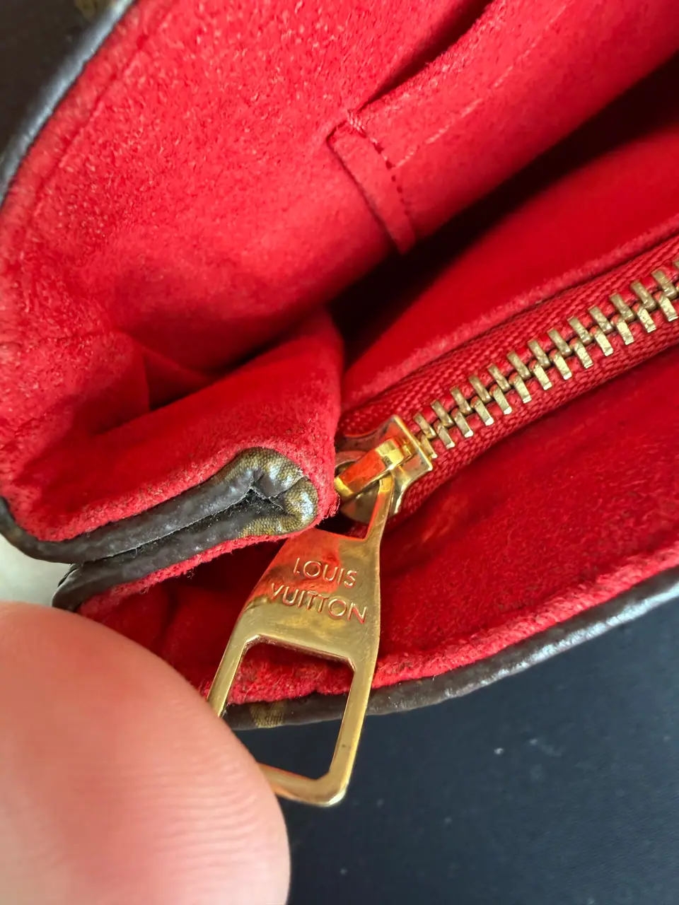 Louis Vuitton Saint Placide Chain Shoulder Bag, Monogram and Cherry Red, photo 12 of 15