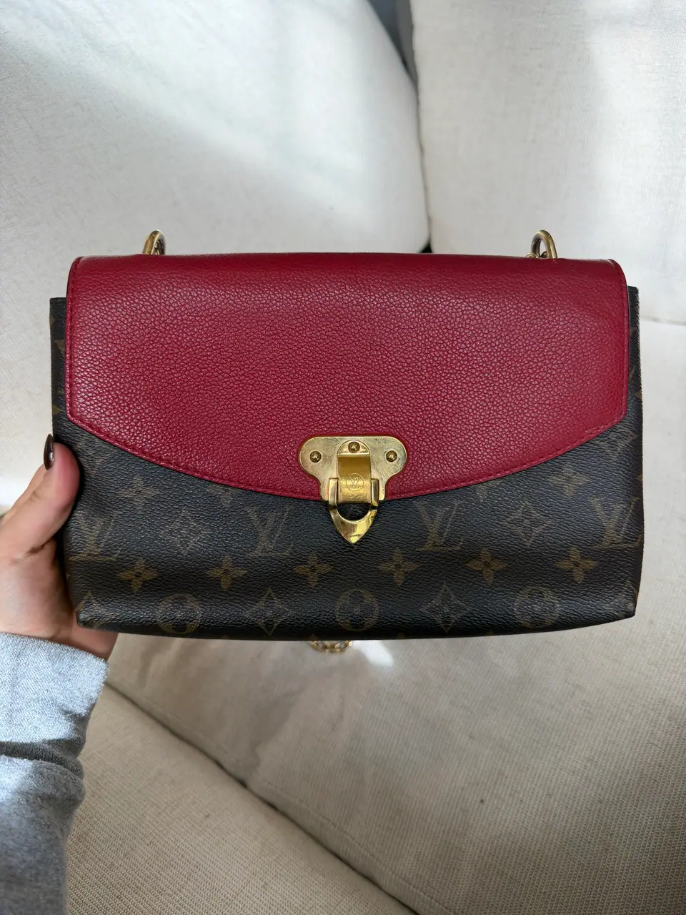 Louis Vuitton Saint Placide Chain Shoulder Bag, Monogram and Cherry Red, photo 14 of 15
