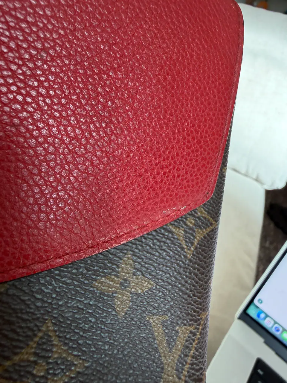 Louis Vuitton Saint Placide Chain Shoulder Bag, Monogram and Cherry Red, photo 15 of 15