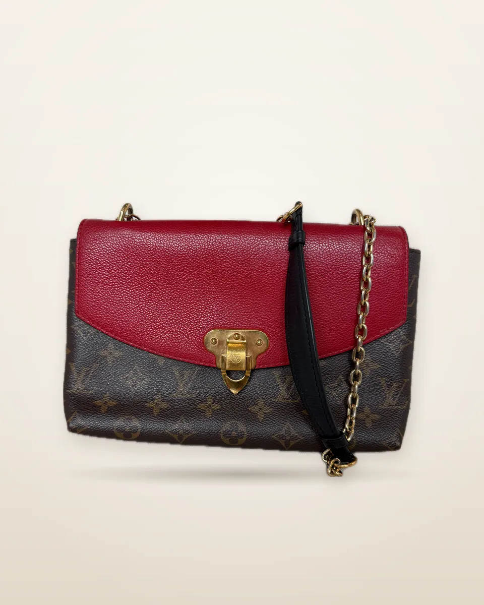 Louis Vuitton Saint Placide Chain Shoulder Bag, Monogram and Cherry Red, photo 1 of 15