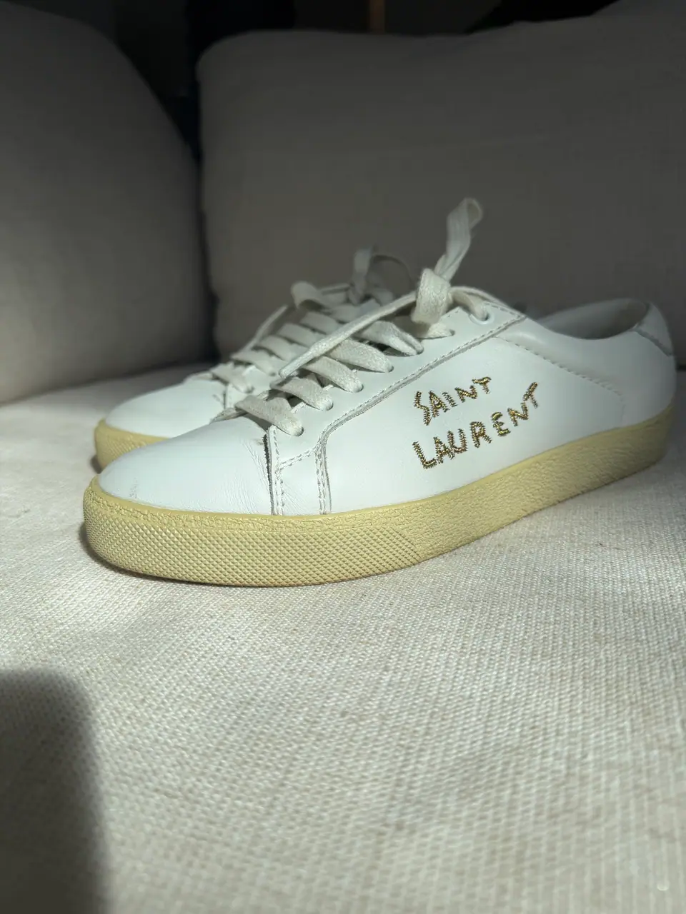 Saint Laurent Court Classic Leather Sneakers, photo 8 of 15