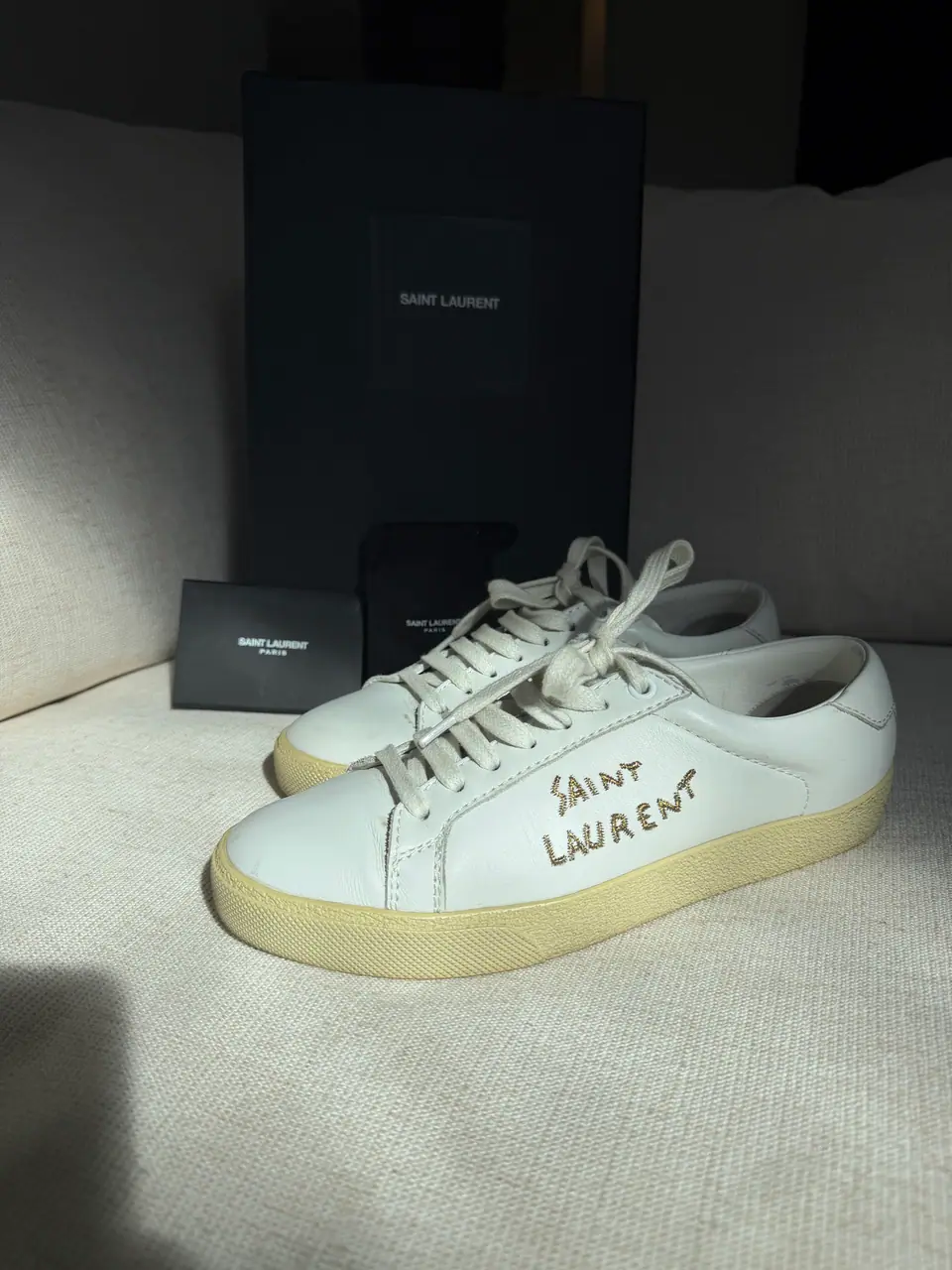 Saint Laurent Court Classic Leather Sneakers, photo 10 of 15