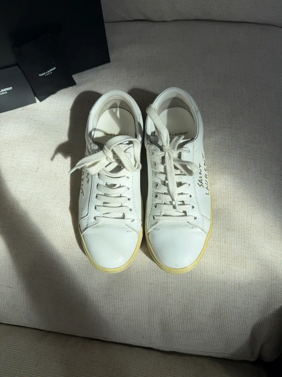 Saint Laurent Court Classic Leather Sneakers, photo 11 of 15